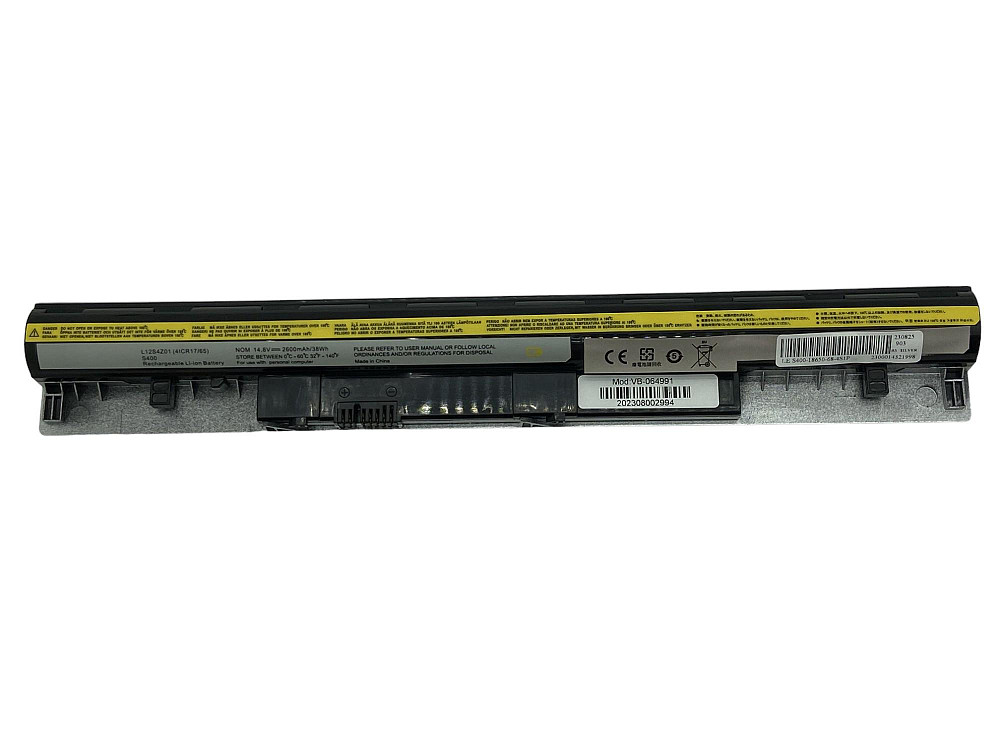Аккумулятор для ноутбука Lenovo L12S4L01 IdeaPad S400 14.8V Black+Silver 2600mAh OEM Вінниця - фото 1