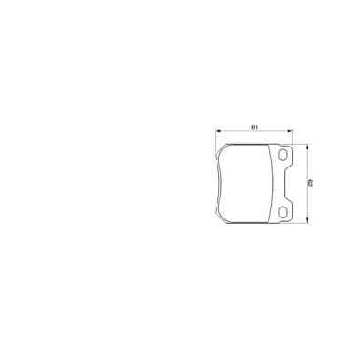 Гальмівні колодки Bosch 0 986 424 754 Вінниця