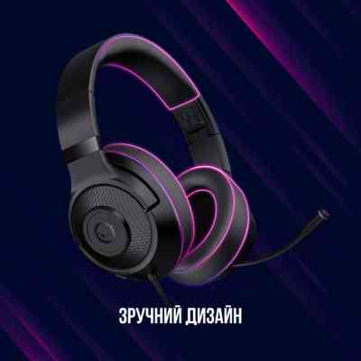 Навушники Lorgar Noah 101 Gaming 3.5 мм Black (LRG-GHS101B) Вінниця