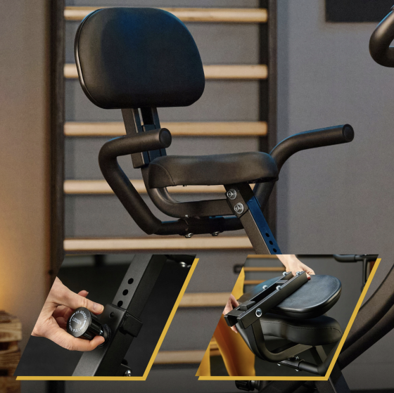 Велотренажер Trex Sport TX-360XB PYRO магнітний чорний Київ