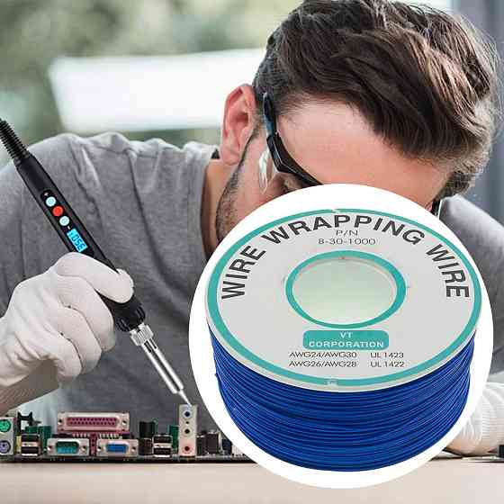 Монтажный провод 30AWG, 240м, 8 цветов для пайки Киев