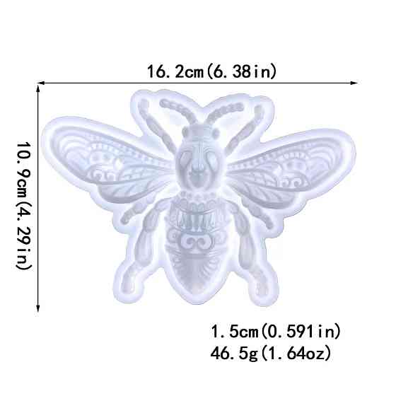 Молд силиконовый Пчела 162 на 109 мм белый Киев