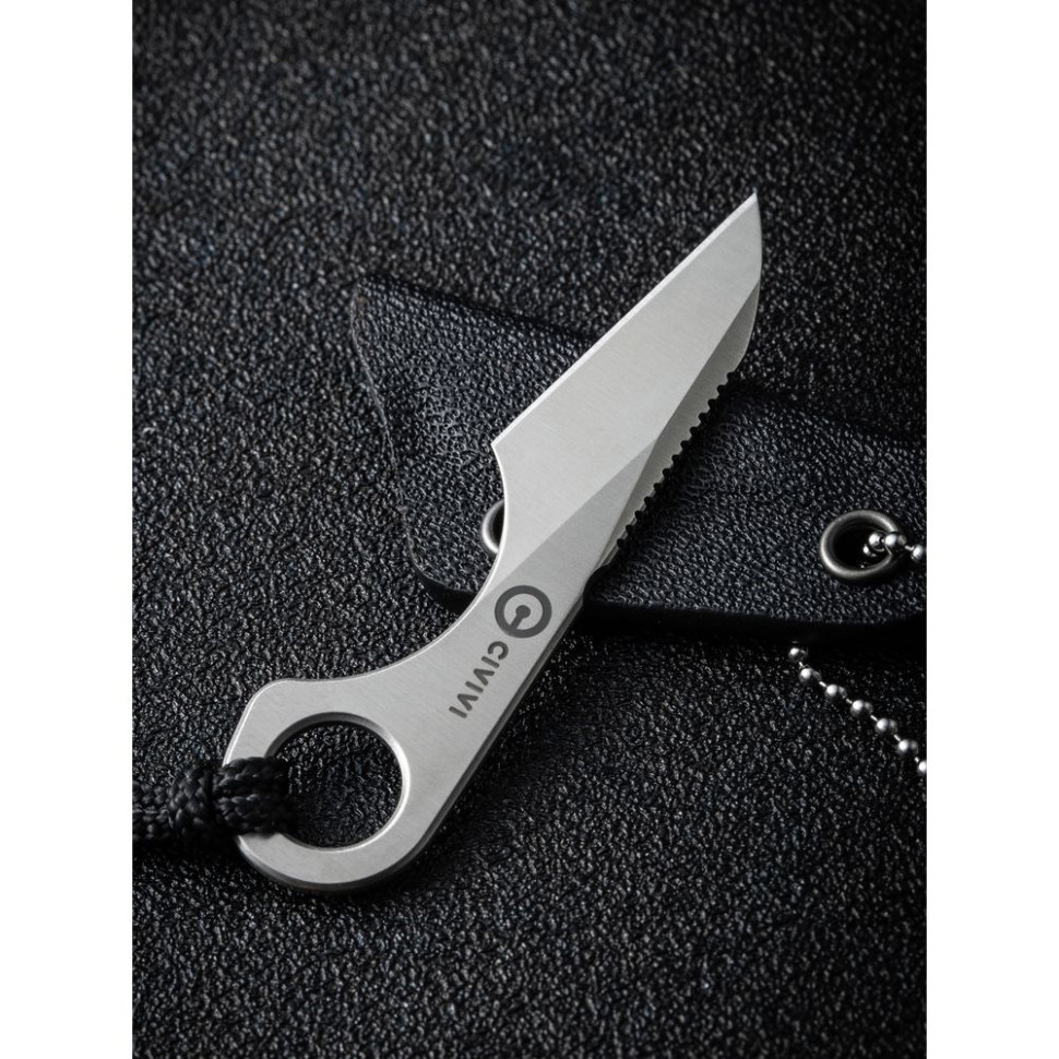 Ніж фіксований тактичний  Civivi Gramis, (2.6 см) 14C28N сірий Киев - изображение 15