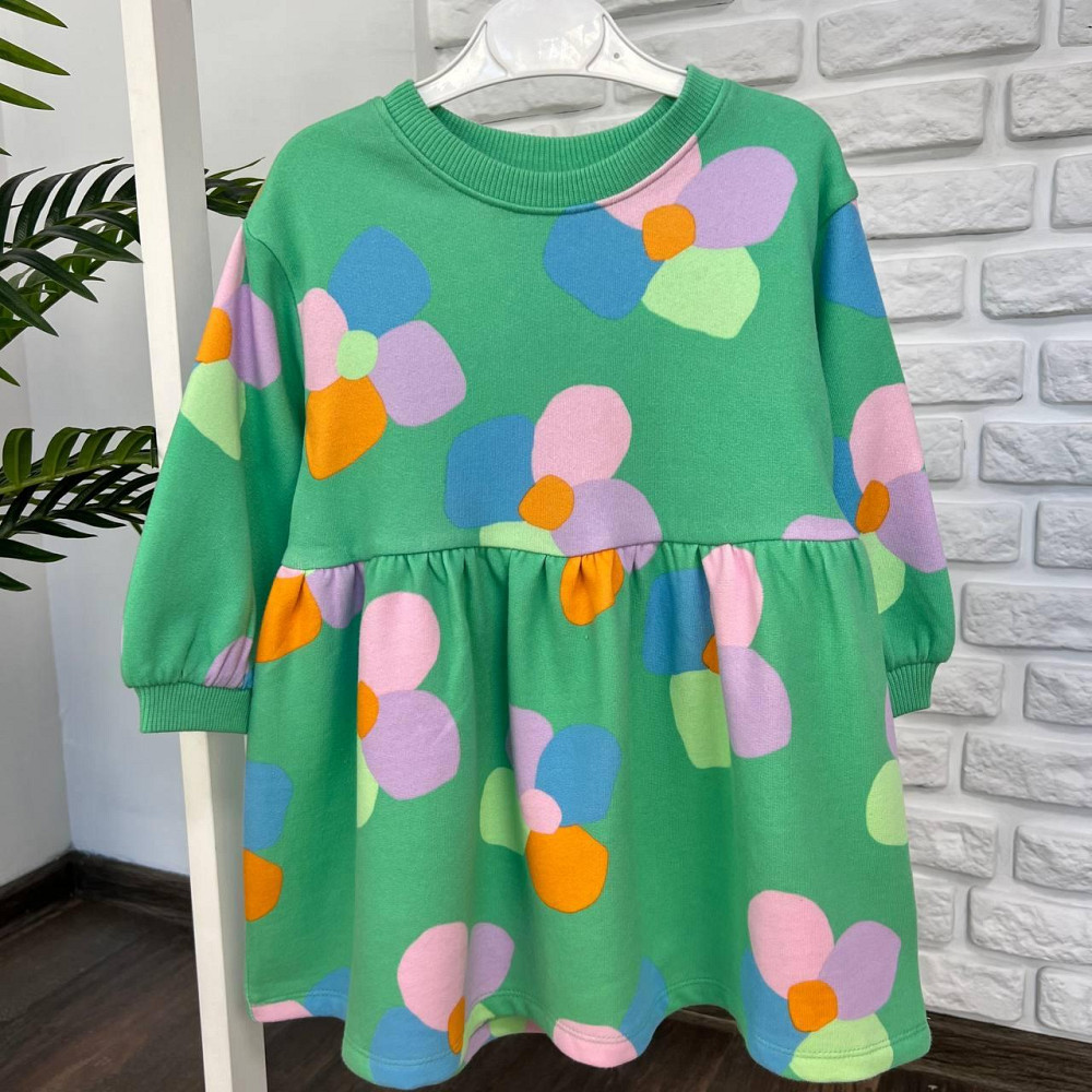 Дитяча Нарядна Сукня Зелена З Утепленям 3-4роки (98-104см) пакунок малюка Киев - изображение 1