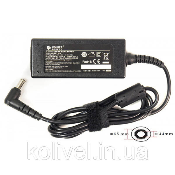 Блок живлення для ноутбуків PowerPlant SAMSUNG 220V, 42W 14V 3A (6.5*4.4mm) (SA42B6544) Київ - фото 1