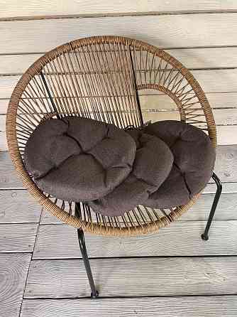 Подушка для стільців (38x38х5 см) кругла Decorator Мальмо колір коричневий 84-042 Київ