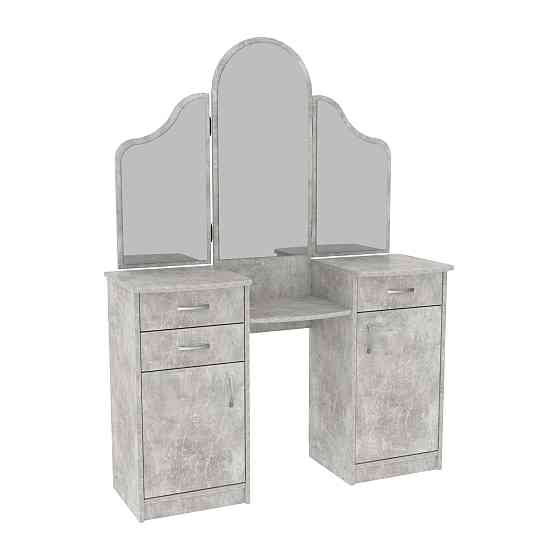 Стол туалетный Трюмо Диана, Бетон, 1200/420/1630 Львов