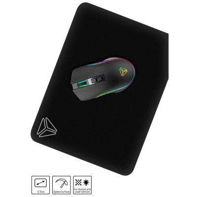 Килимок для мишки YENKEE YPM 25 Speed Top S Black (45015886) Вінниця - фото 6
