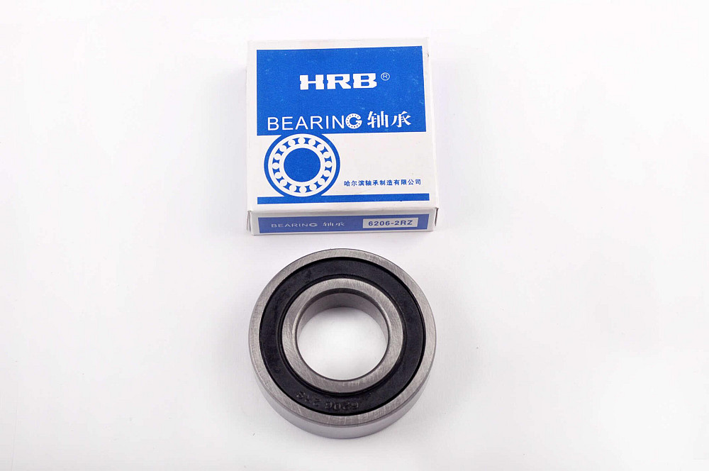 Підшипник коленвала 6206-2RS (30*62*16) (к-л ЯВА, маточина ATV-500) HRB Київ - фото 1