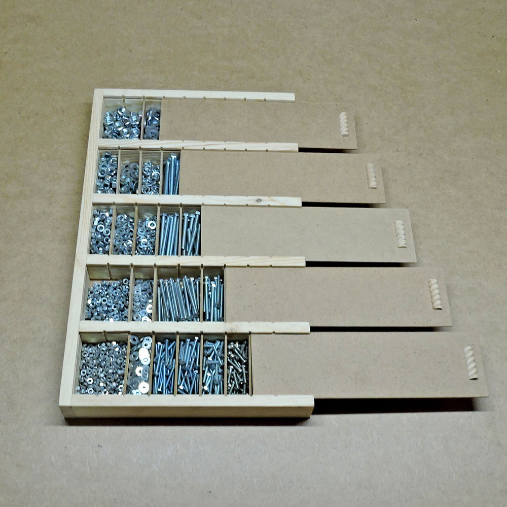 Набір 5х болтів і гайок М4-М10 2300шт Миколаїв - фото 5