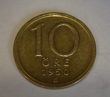 Швеция, 10 эре, 1950 год (Серебро) Полтава - изображение 1