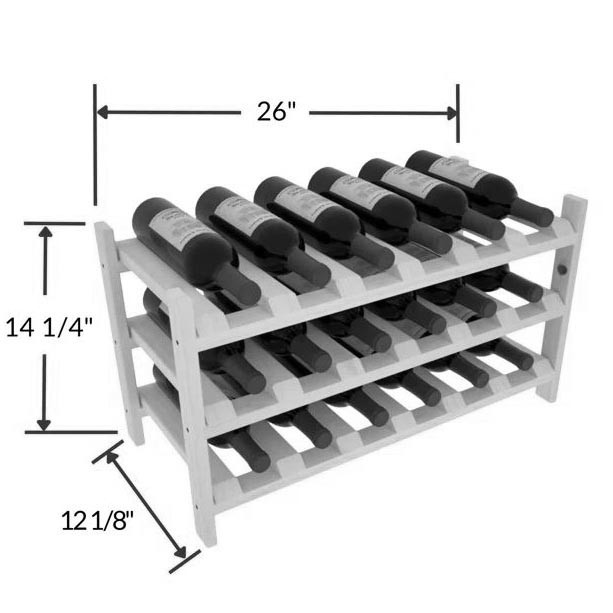 Настольная винная полка 