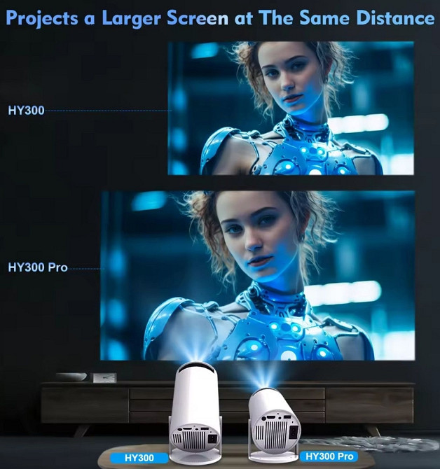 Надійний проектор HY 300 PRO Magcubic з WiFI та Android 11 оригінал 4K. Харків - фото 4