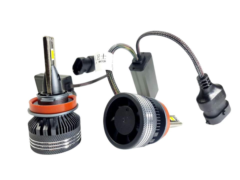 Комплект светодиодных LED ламп Sanvi V2 H11/H8/H9 (PGJ19) Canbus 65W 16000Lm 5500K 12V Харьков - изображение 5