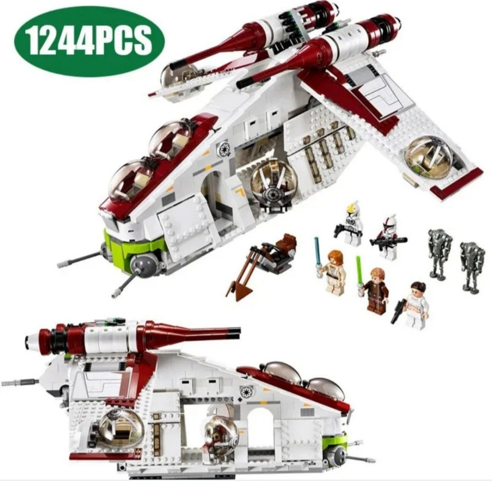 Конструктор Lego 1в1 Star Republic Gunship 75021 Space 1244 +деталей. Харьков - изображение 8