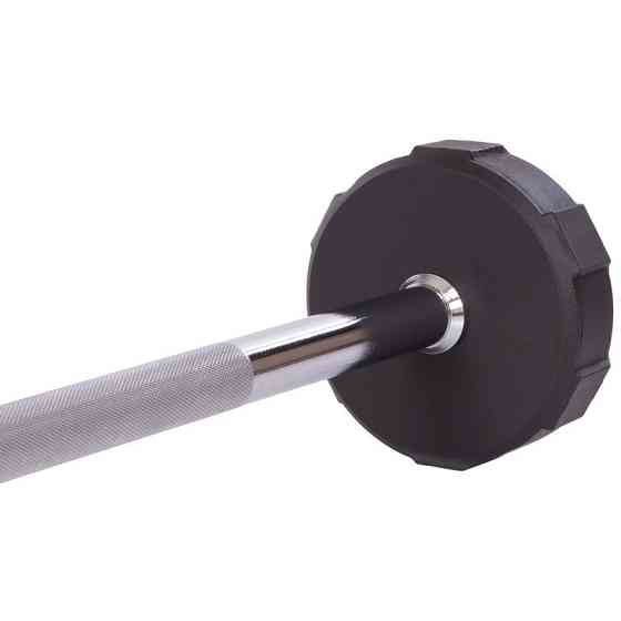 Штанга фіксована пряма поліуретанова LI NUO 3622-15 довжина 111 см 15 кг Київ