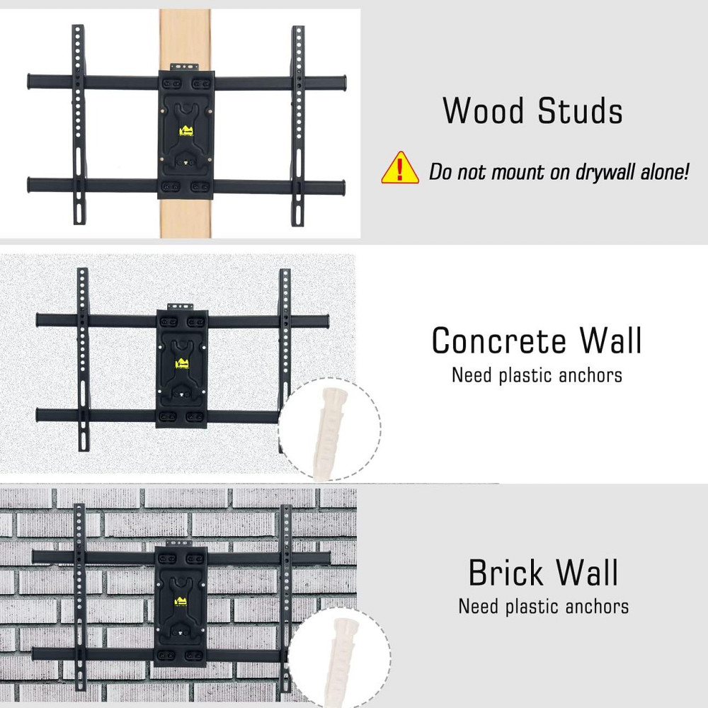 Кронштейн FORGING MOUNT для телевізора 32”-75”, поворотний, висувний 84 см, VESA 600x400 мм, до 45 кг Київ - фото 7