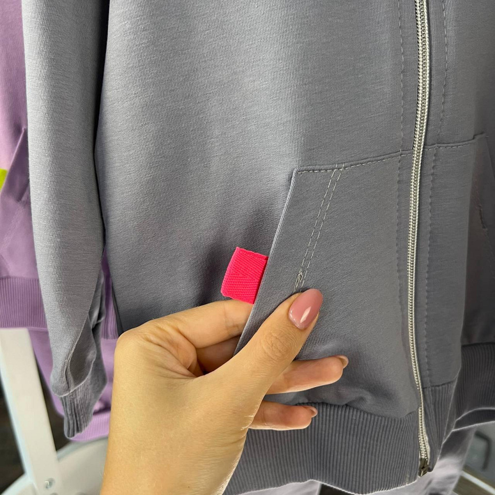 Дитячий Костюм для Дівчаток на Змійці Turkey Сірий, 4-5 років 104 см Київ - фото 3