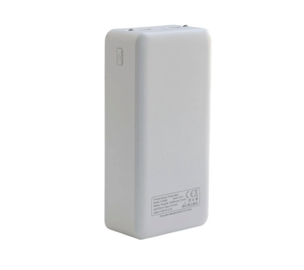 Універсальна мобільна батарея Maxcell PJ0086 30000mAh 2.1A Білий Вінниця - фото 2