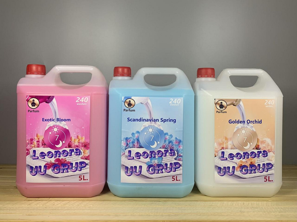 🌸 Кондиціонер для білизни Leonora UV GRUP💧💧 5 літрів м'якості, свіжості й довготривалого аромату! Київ - фото 1