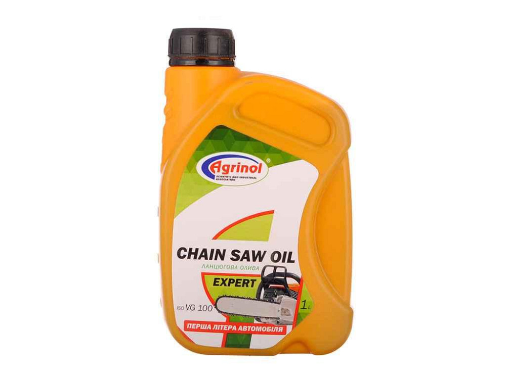 Масло для цепей CHAIN SAW OIL Expert 100, 1л ТМ АГРИНОЛ Solmir Киев - изображение 1