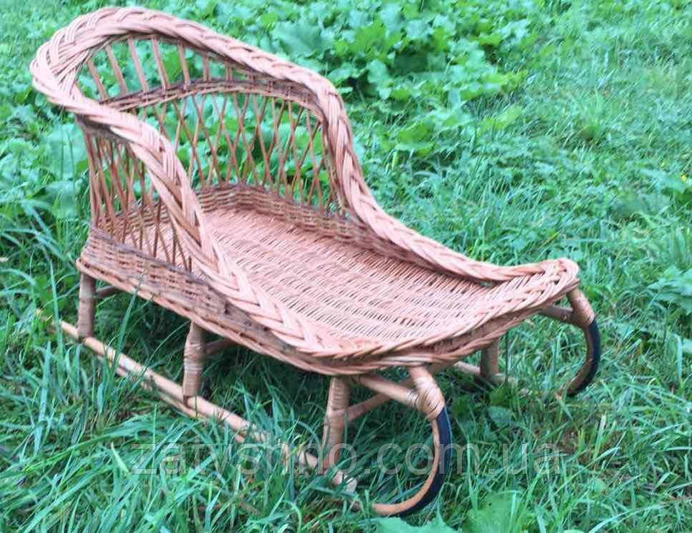 Плетеные саночки| санки для детей и взрослых | саночки  на подарок | санки из лозы Киев - изображение 2