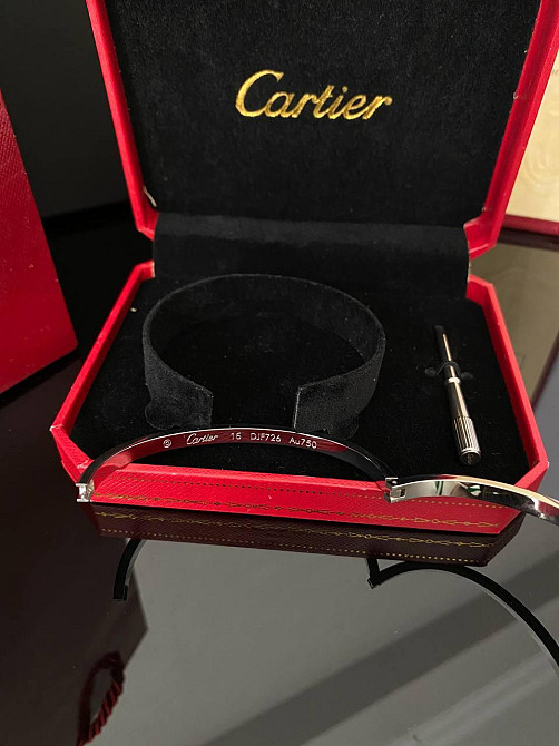 Cartier браслет із викруткою/ Брендовий браслет, люкс якість у гарному подарунковому пакованні Одеса - фото 3