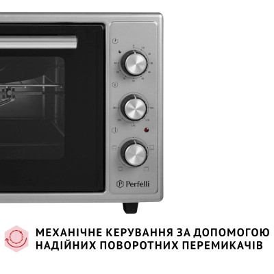 Електропіч Perfelli MIRAGE 48 GREY Вінниця - фото 9