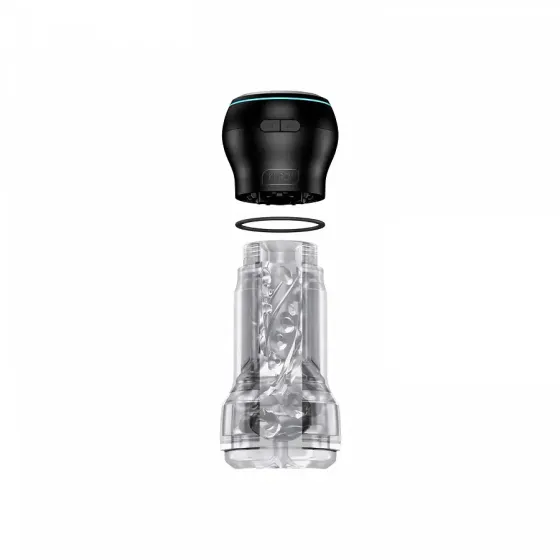 Мастурбатор Kiiroo Feel Pocket Crystal зі всмоктувальною інтерактивною насадкою PowerBlow Combo Set Львів