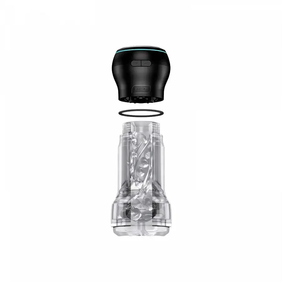 Мастурбатор Kiiroo Feel Pocket Crystal зі всмоктувальною інтерактивною насадкою PowerBlow Combo Set Львів - фото 2