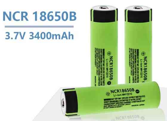 Защищенный Li-Ion аккумулятор Panasonic NCR18650B 3400 mAh (Зеленый) Винница