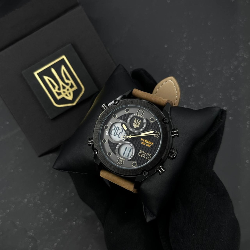 Patriot 017BKBR Тризуб золото Black-Brown SBR Киев - изображение 3