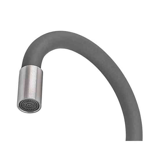 Кухонный смеситель Armata SUS-011 Refl.Gray с серым силиконовым изливом (CH6481) Харьков