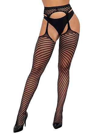 Панчохи - Stockings 4015, black - One Size Sex Aura Київ