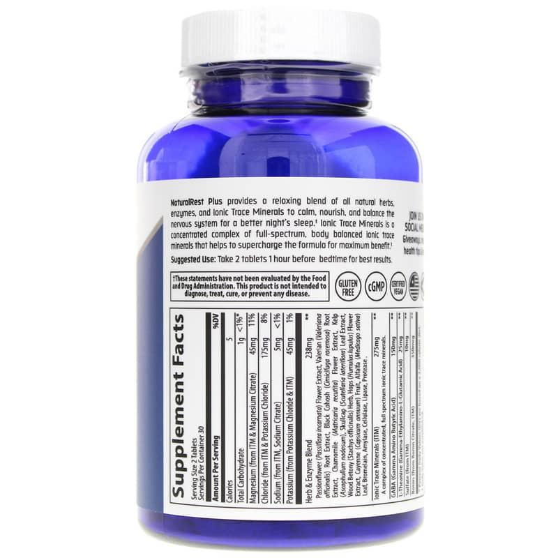 Для покращення сну Trace Minerals Research NaturalRest Plus+ 60 таб Київ - фото 2