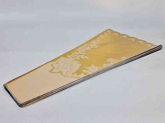 Конусне паковання під квіти h80/14низ/38верх метал золото (100 шт) візерунок144 (2) (100 шт) Харків