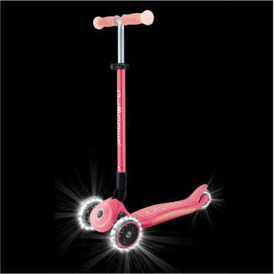 Самокат Globber Elite колеса з підсвіткою Рожевий (839-110) Вінниця - фото 3