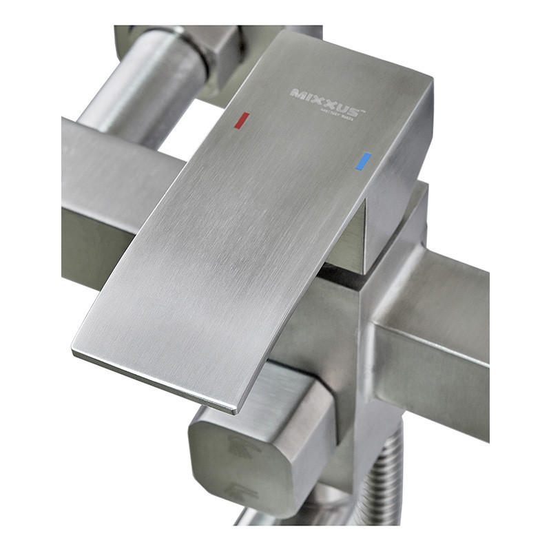 Змішувач для ванної Mixxus AMA-006 Euro з нержавіючої сталі MI6174 Харків - фото 3