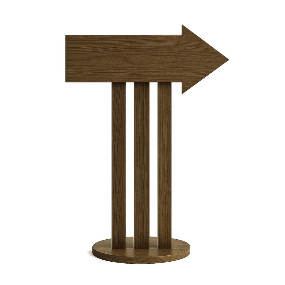 Напольная стрелка-указатель 