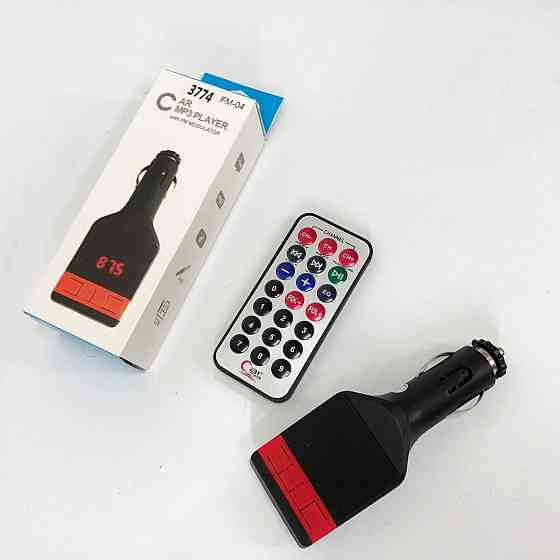 Автомобільний адаптер для заряджання телефону Fm-04, Мпз плеєр в машину, FM модулятор в FK-306 прикурювач авто Київ