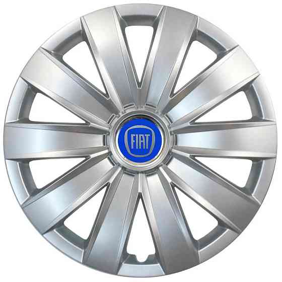 Автомобільні модельні ковпаки R16 Fiat (синій) 421 4шт, SJS, сріблясті Вінниця