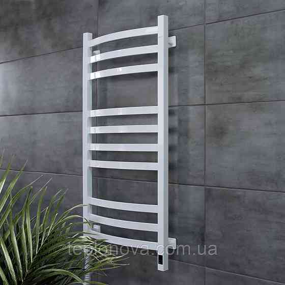 Сушарка для рушників електрична Navin Avalon 480х1000 Sensor ліва, біла Чернівці