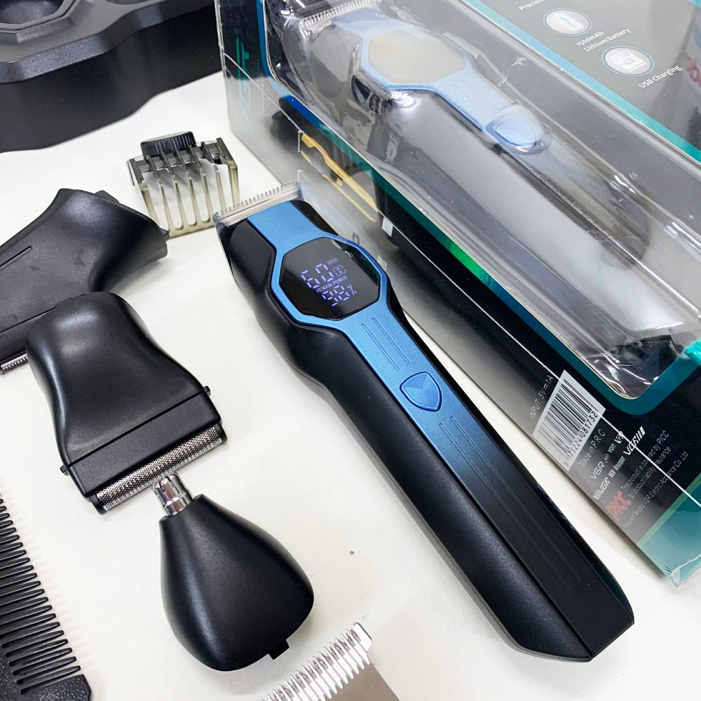 Триммер для стрижки аккумуляторный профессиональный VGR, Беспроводные машинки для стрижки легкие SD-12 Львов - изображение 6