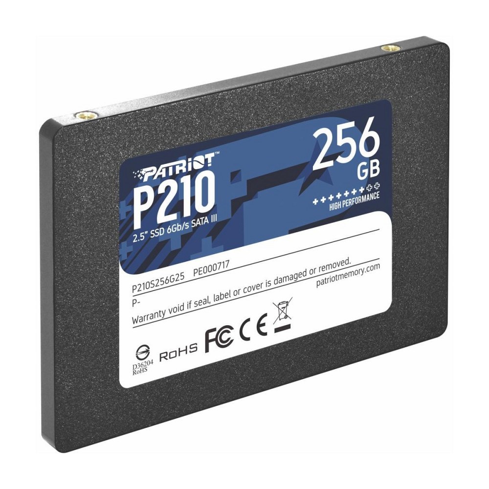 Накопичувач SSD Patriot P210 256GB 2.5" 7mm SATAIII 3D QLC Київ - фото 9