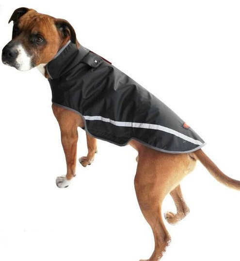 Водонепроникна куртка для собак BlackDoggy (БлекДоггі) VC-JK12013 XL, Чорний Запоріжжя - фото 3