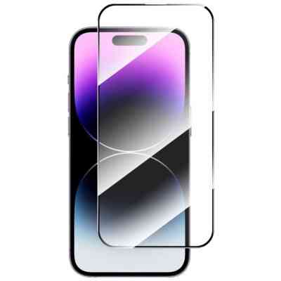 Стекло защитное BeCover Apple iPhone 15 Pro Black (710593) Винница