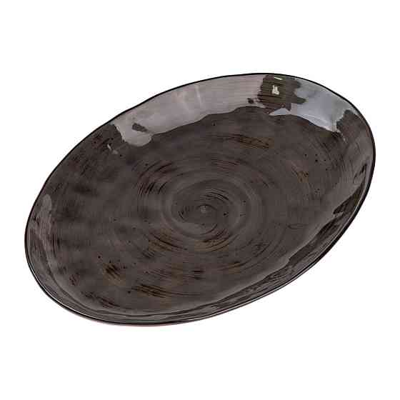 Тарілка порцелянова плоска овальна 35 х 23.5 см сервірувальне блюдо для нарізки Lugi HP23392 Київ