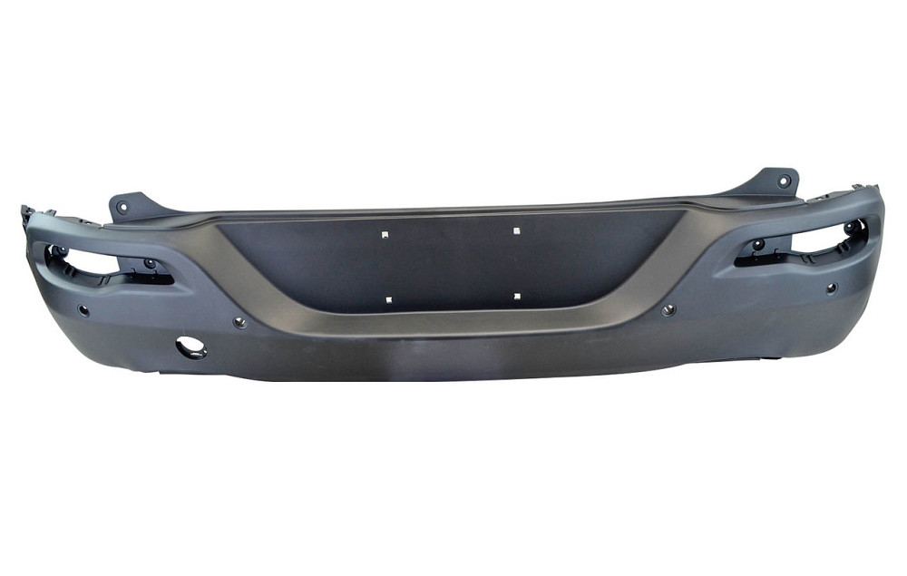 Бампер Джип Чероки 5 KL (2014-2017) дорест верхня частина під парктронік (4 отвори) із заглушкою гак Мукачево - фото 3