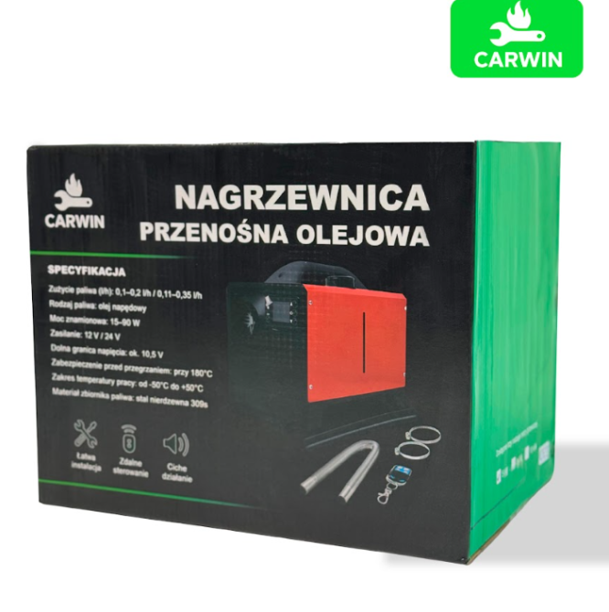 Автономний дизельний обігрівач (Webasto) CARWIN 10 кВт (12В/24В/220В) з LCD-дисплеєм та пультом ДК Київ - фото 8
