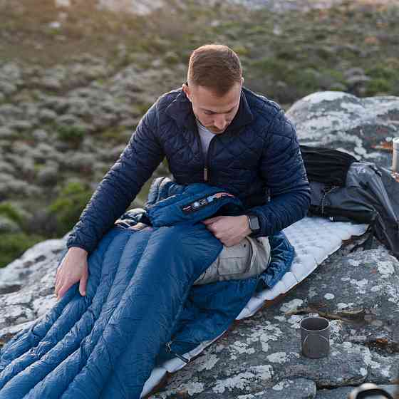 Спальний мішок з натуральним пухом Naturehike CWM295 CNK2300SD013, блакитний Киев